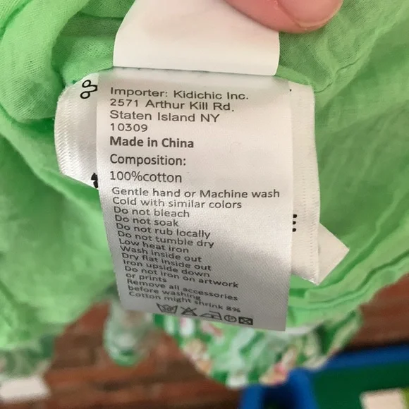 Floral Green Long Sleeve Dress - Picture 5 of 5